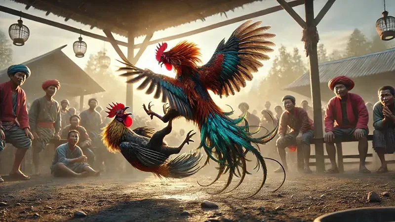 Ilustrasi kartu permainan bertema di layar digital