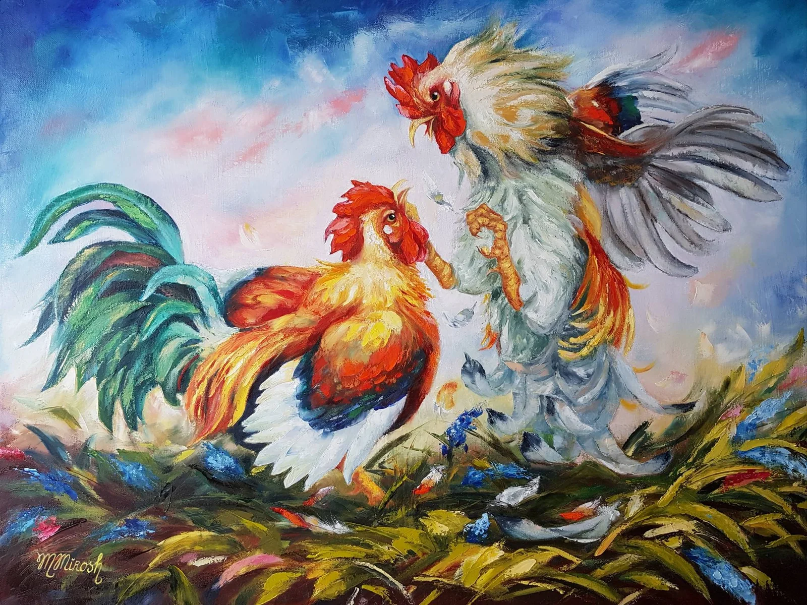 Ilustrasi ruang permainan dengan elemen kartu dan meja